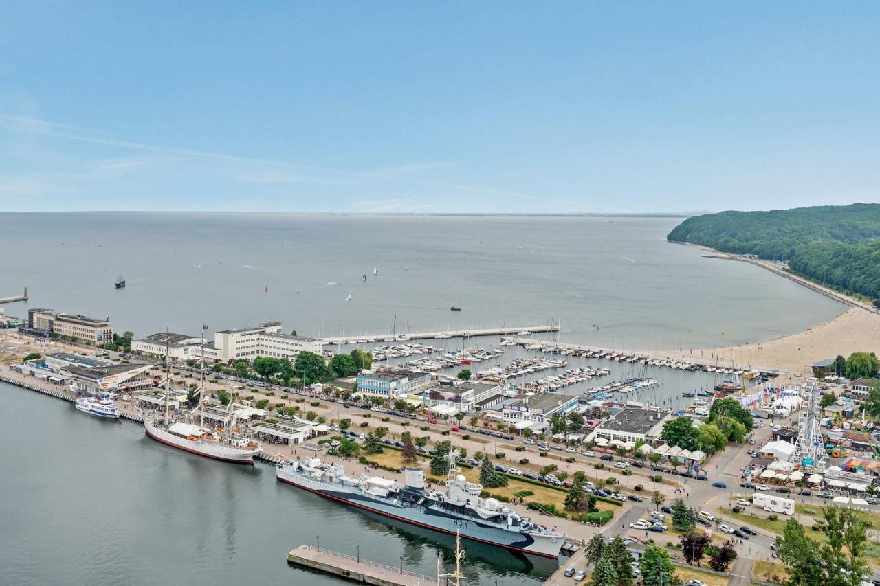 Ferienwohnung Sea Towers Gdynia Exterior foto