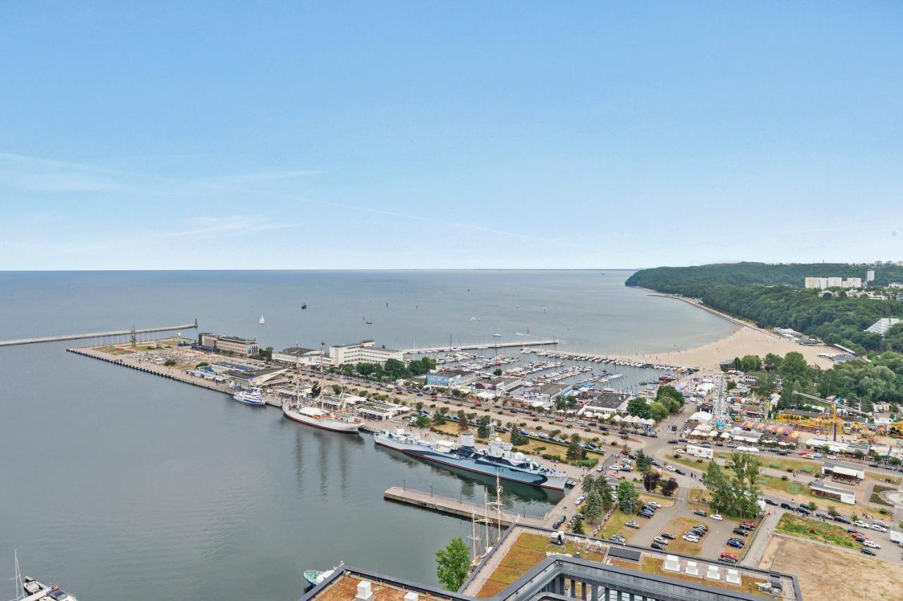 Ferienwohnung Sea Towers Gdynia Exterior foto