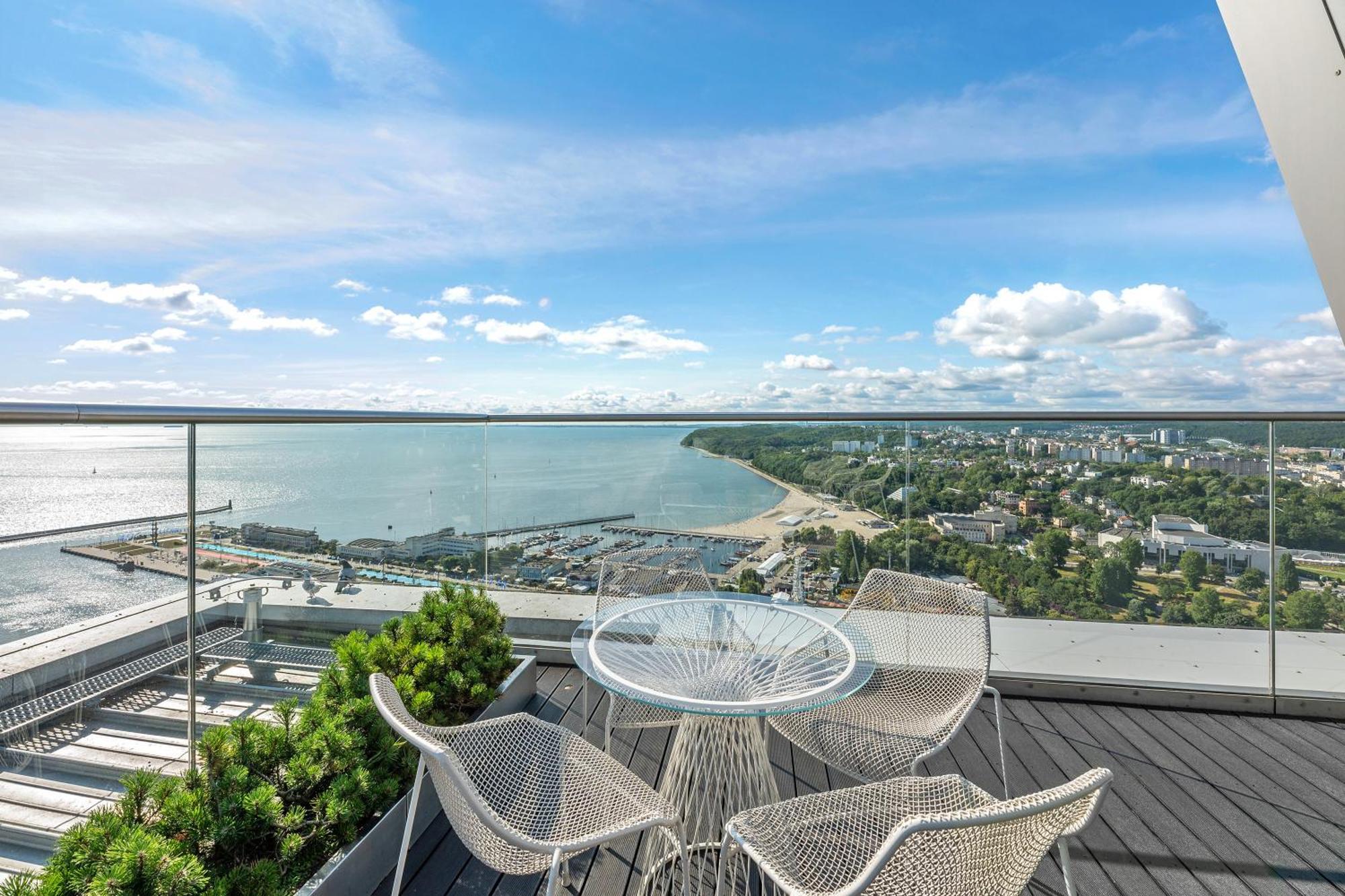 Ferienwohnung Sea Towers Gdynia Exterior foto
