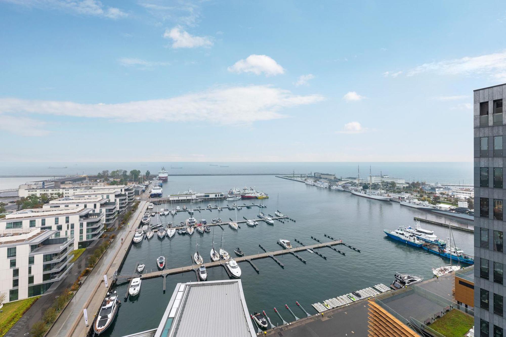 Ferienwohnung Sea Towers Gdynia Exterior foto