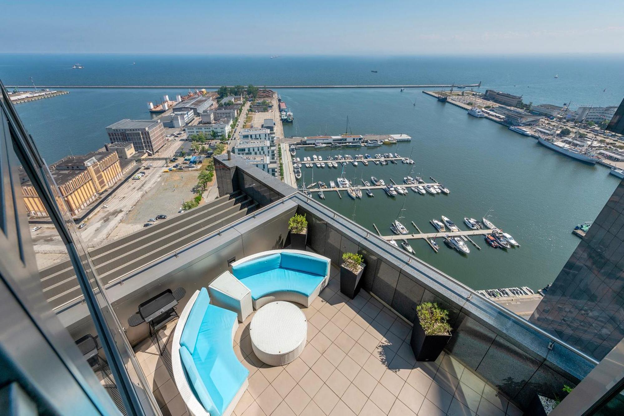 Ferienwohnung Sea Towers Gdynia Exterior foto