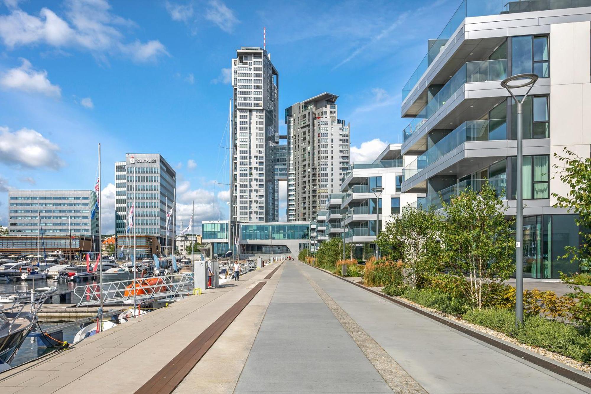 Ferienwohnung Sea Towers Gdynia Exterior foto
