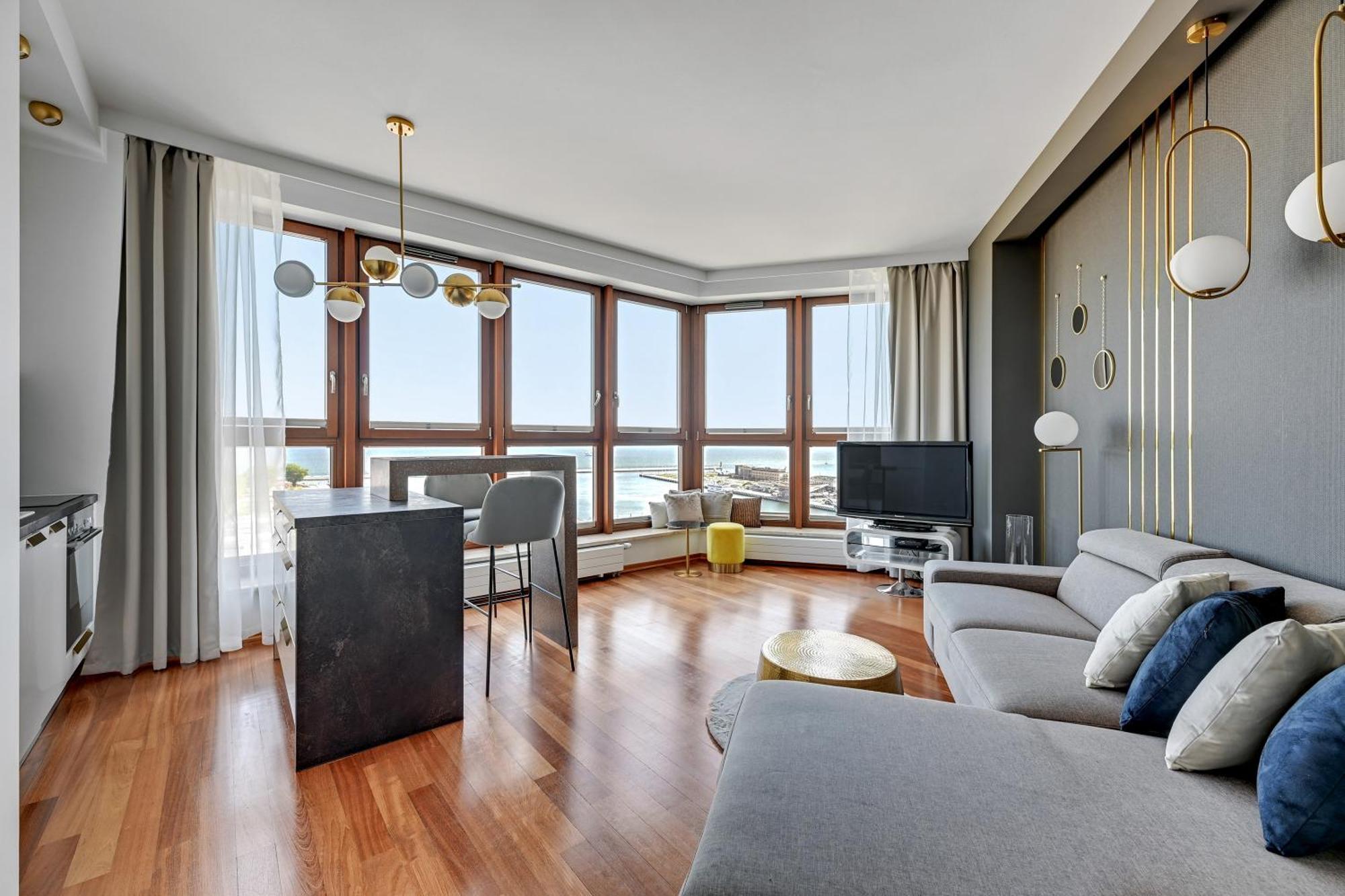 Ferienwohnung Sea Towers Gdynia Exterior foto
